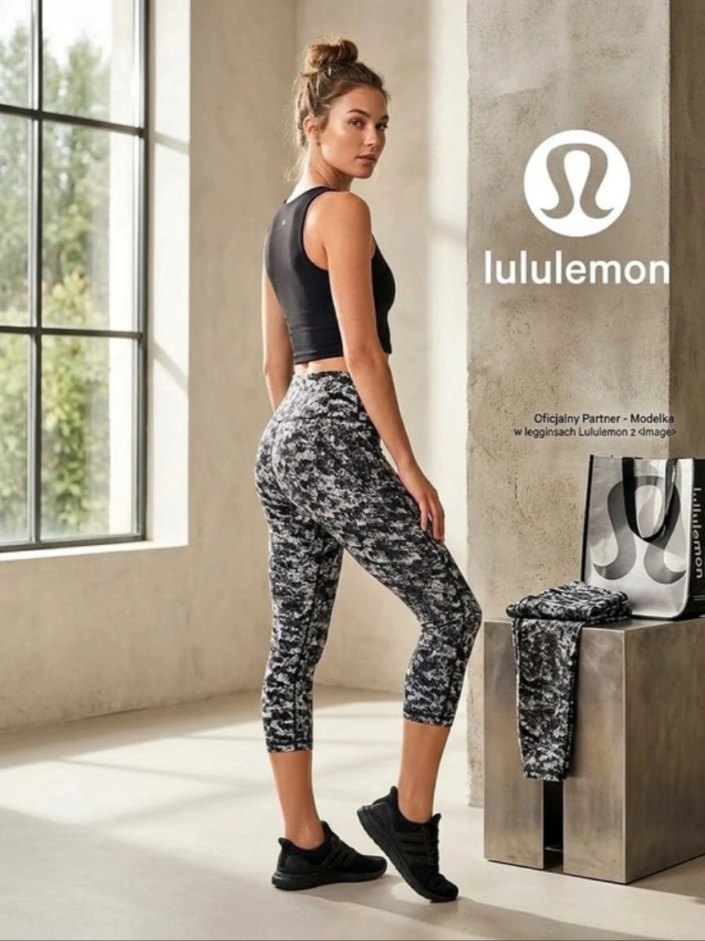 lululemon Wunder Under Crop (Hi-Rise) Miss Mosaic Black Miss Mosaic Black